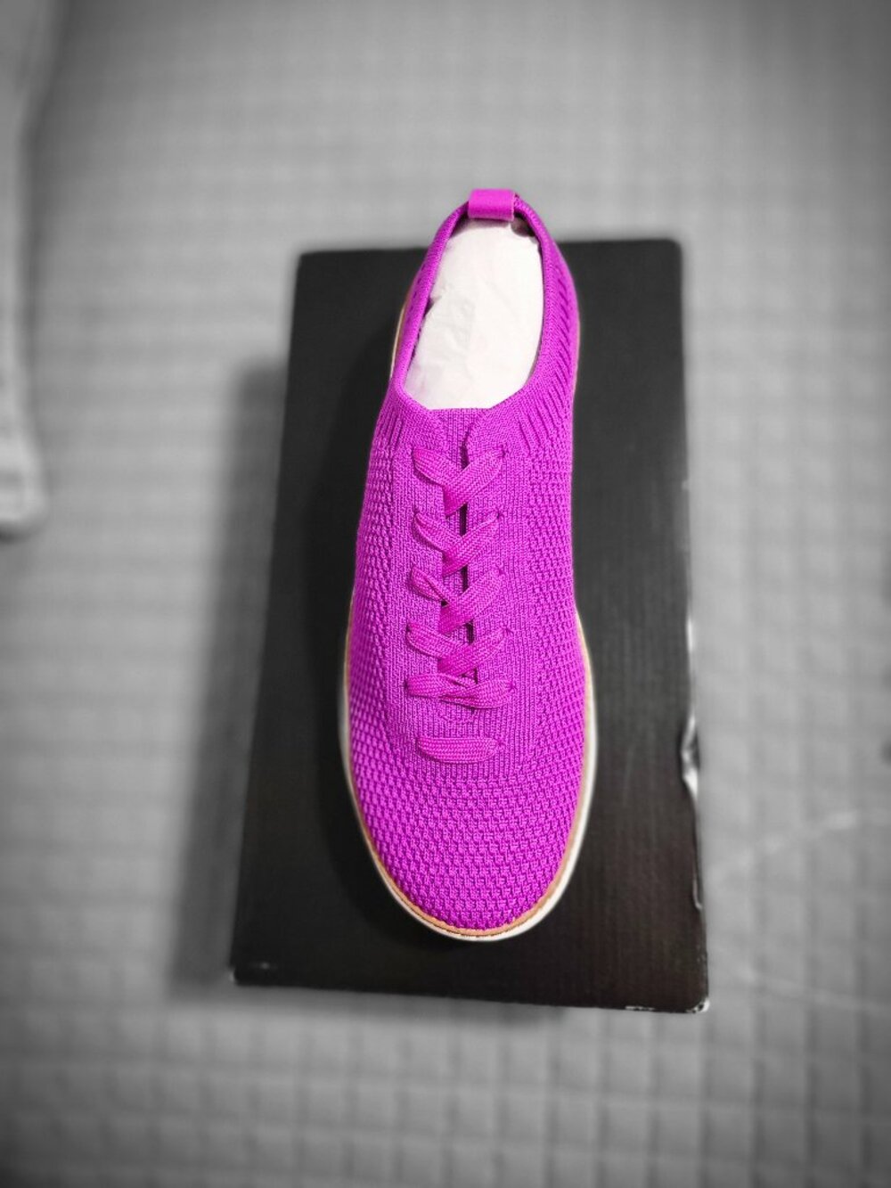 Talbots Purple Pop Brittany Lace up Sneakers 8.5M - BNIB